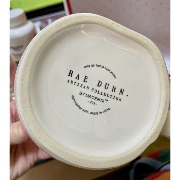 Rae Dunn NECESITO CAFE White Artisan Collection Ceramic Coffee Mug Cup 2021 - Picture 8 of 11